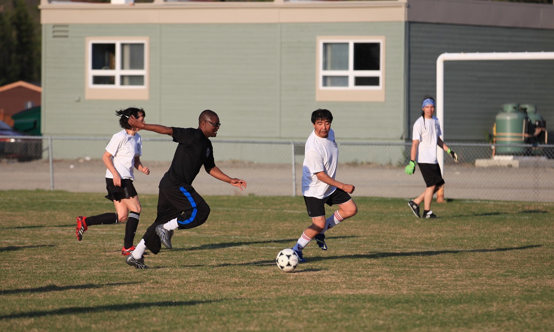 Outdoor goalmouth